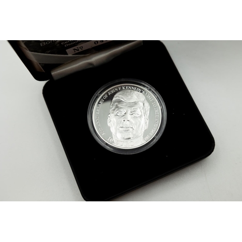 1000 - Ten Euro Silver Proof Coin 50th Anniversary of John F. Kennedy's Visit to Ireland 1963-2013 Dated 20... 