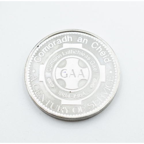 1011 - A Century of Service GAA 1884-1984 Fine Silver Coin Encapsulated Mint Condition with Original Presen... 