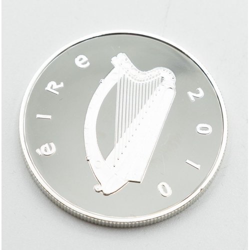 1020 - 2010 Silver Proof 15 Euro Coin Encapsulated Mint Condition with Original Presentation Case