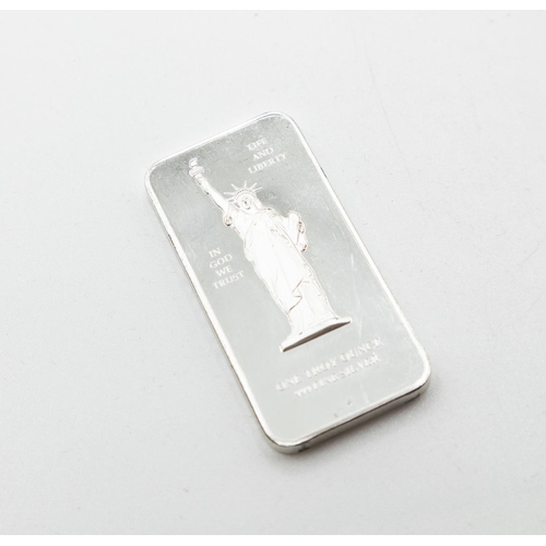 1032 - One Troy Ounce The New Millennium Group 999 Fine Silver Bar with Original Presentation Case