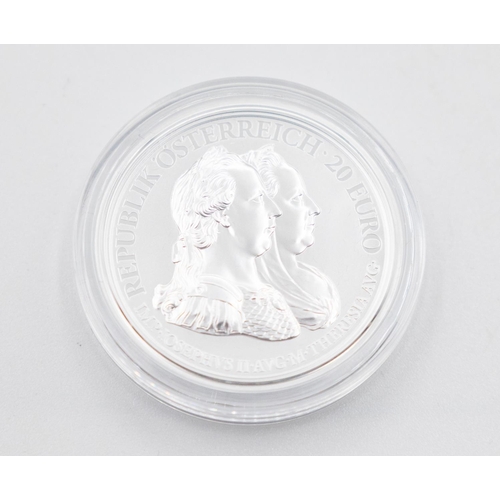 1051 - 10 Euro Sapientia MMXVIII Silver Coin Republik Oestreich  Encapsulated Mint Condition with Original ... 