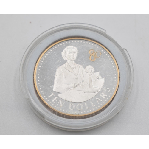 1085 - Silver Ten Dollar Coin Caribbean States Elizabeth II Dated 2006 Encapsulated Mint Condition