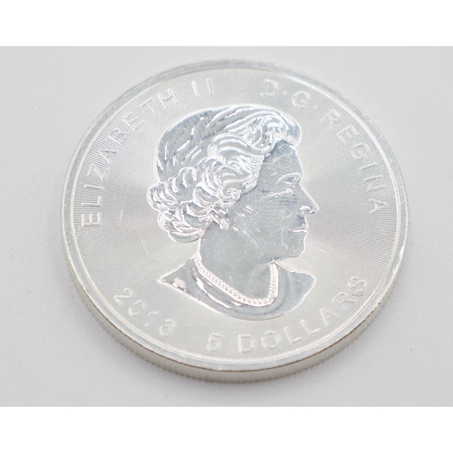 1121 - Canada Five Dollars One Ounce 999 Fine Silver Superman Coin Elizabeth II 2018