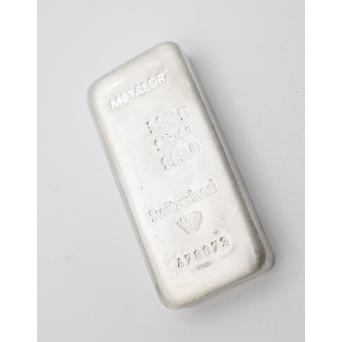 1146 - 500 Grams Fine 999 Silver Bar