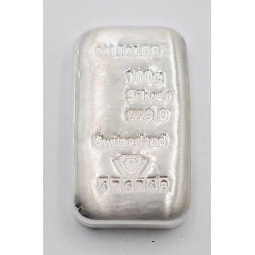 1153 - 100 Grams Fine 999 Silver Bar