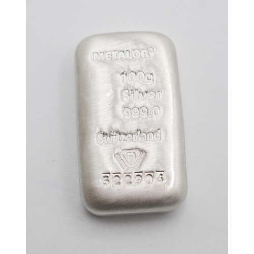 1157 - 100 Grams Fine 999 Silver Bar