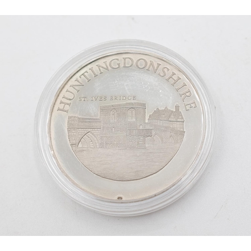 1292 - Huntingdonshire St. Ives Bridge Commemorative Coin Encapsulated Mint Condition