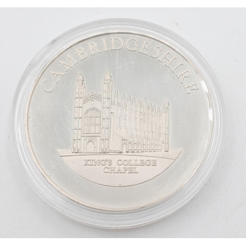 1294 - Cambridgeshire King's College Chapel Commemorative Coin Encapsulated Mint Condition