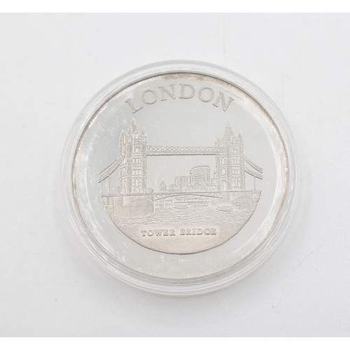 1296 - London Tower Bridge Commemorative Coin Encapsulated Mint Condition