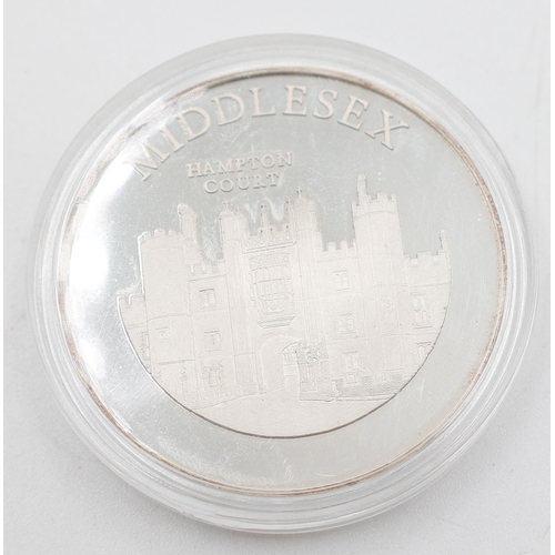 1309 - Middlesex Hampton Court Commemorative Coin Encapsulated Mint Condition