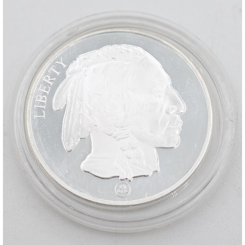 1313 - One Troy Ounce Fine 999 Silver Coin Commemorative Coin Encapsulated Mint Condition