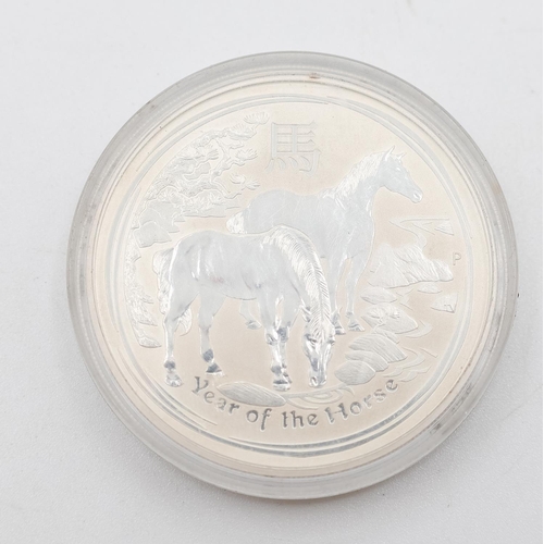 1316 - One Ounce Fine 999 Silver Australia 1 Dollar Coin 2014 Encapsulated Mint Condition