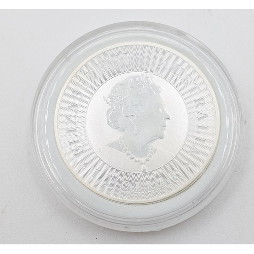 1318 - One Ounce Fine 999 Silver Australia 1 Dollar Coin 2019 Encapsulated Mint Condition