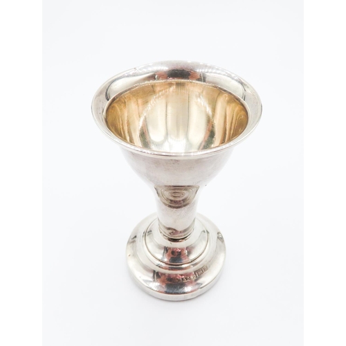 188 - Silver Tot Cup Pedestal Form 7cm High