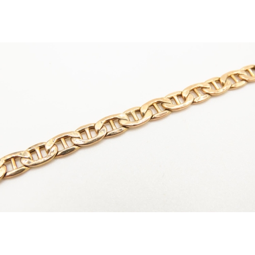 219 - 9 Carat Yellow Gold Fancy Link Bracelet 17.5cm Long