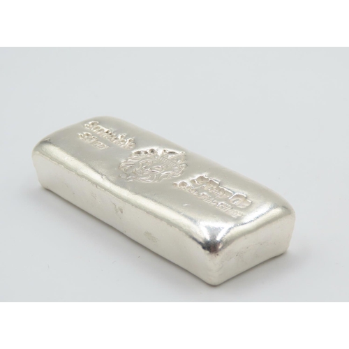 232 - 5 Troy Ounce 999 Fine Silver Bar by Scottsdale Silver