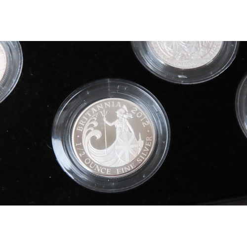 236 - Collection of Nine Half Ounce Fine Silver Coins Each Encapsulated Mint Condition with Original Prese... 