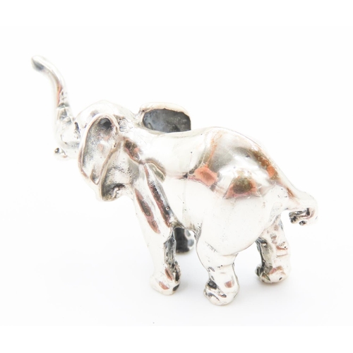 279 - Silver Elephant Figurine 2.5cm High