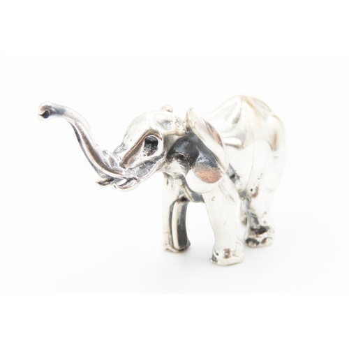 279 - Silver Elephant Figurine 2.5cm High