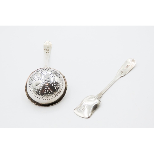 344 - Two Silver Sugar Sifter Spoons