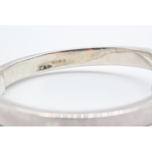 483 - Silver Wrap Around Form Cuff Bracelet Inner Width 5.5cm