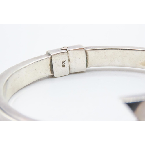 483 - Silver Wrap Around Form Cuff Bracelet Inner Width 5.5cm