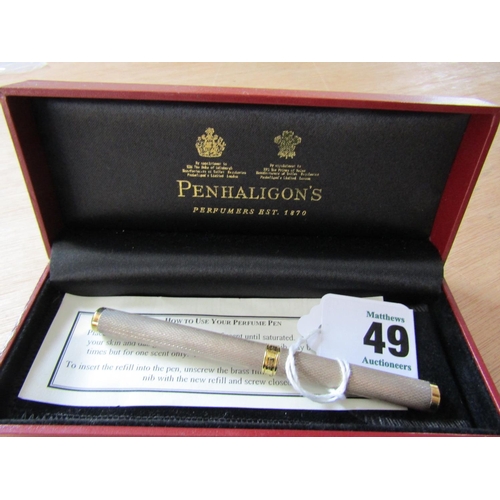 49 - Penhaligon's of London Perfume Pen 12cm Long Original Box and Travel Pouch Present