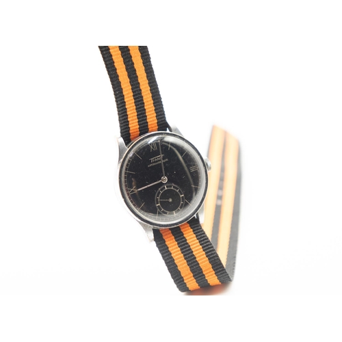 526 - Tissot Military Watch Canvas Strap