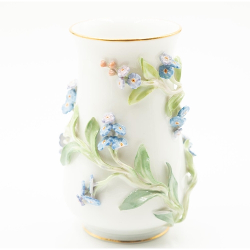 530 - Meissen Vase 5 Inches High Floral Motifs