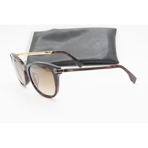 59 - Fendi Tortoise Shell Sunglasses with Original Fendi Case Present