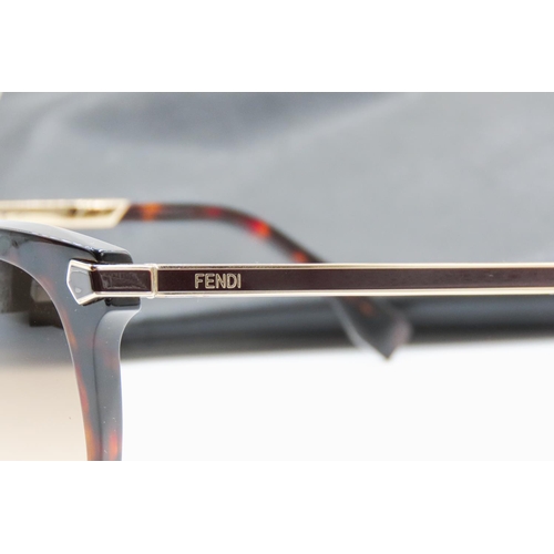 59 - Fendi Tortoise Shell Sunglasses with Original Fendi Case Present