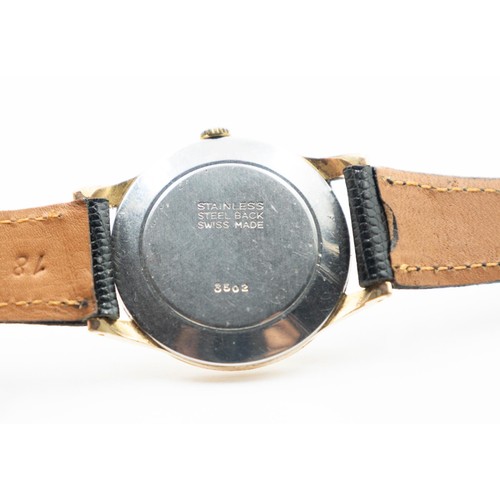 524 - Roamer Gentlemans Watch Classic Design Leather Strap with Original Box Not Photographed