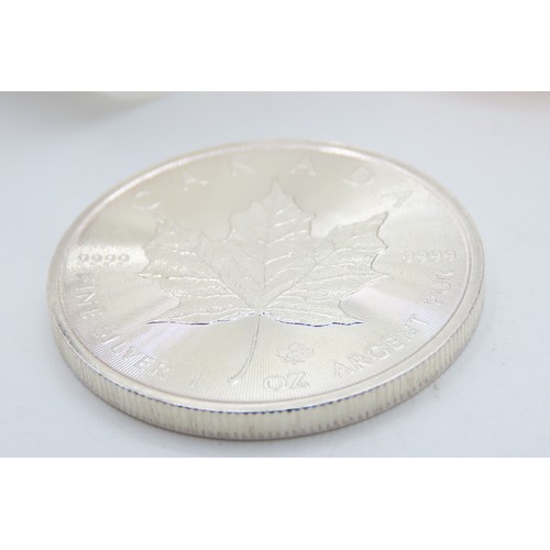 1352 - Twenty Five 1OZ Maple Leaf Silver Coins Mint Contained within Original Mint Packaging