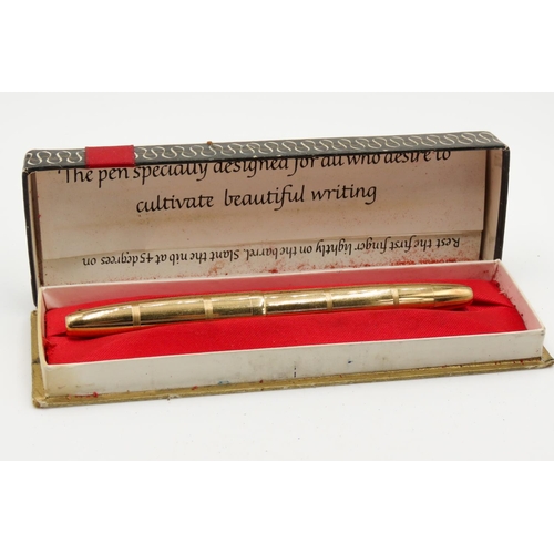 499 - Laminato Oro Record Fountain Pen 12.5cm Long