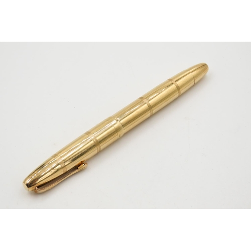 499 - Laminato Oro Record Fountain Pen 12.5cm Long