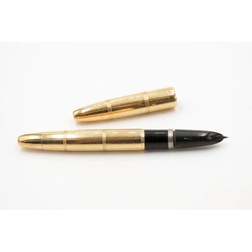 499 - Laminato Oro Record Fountain Pen 12.5cm Long