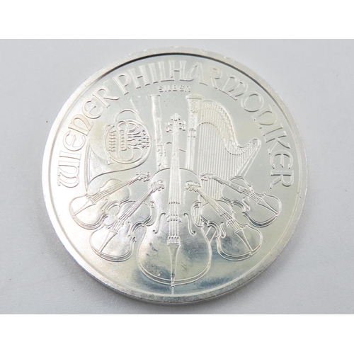 507 - Silver One Ounce Fine 999.9 Silver Republik Osterreich 1.50 Euro Coin