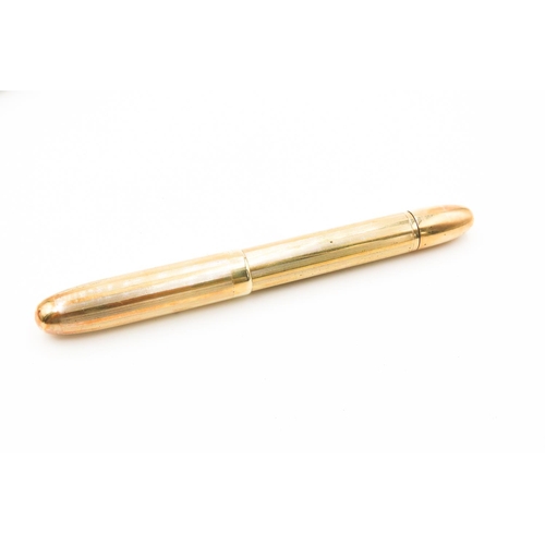 96 - Colombus  Laminato Oro Fountain Pen with 14 Carat Gold Nib Contained withing Original Presentation C... 