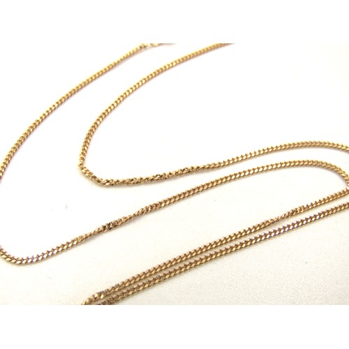 525 - 9 Carat Yellow Gold Chain 44cm Long