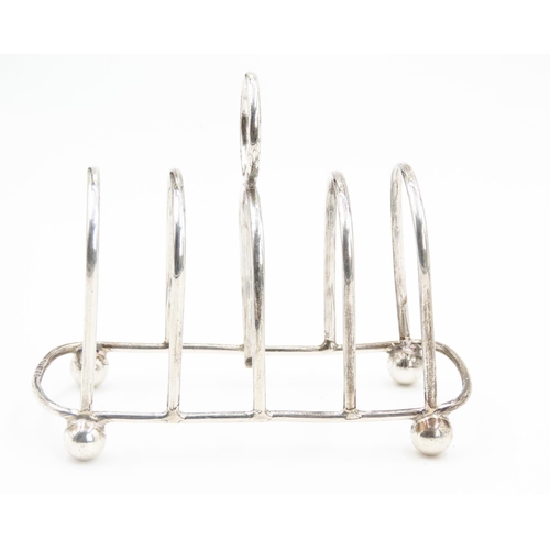 142 - Silver Toast Rack 10cm Long 5cm Wide 7cm High