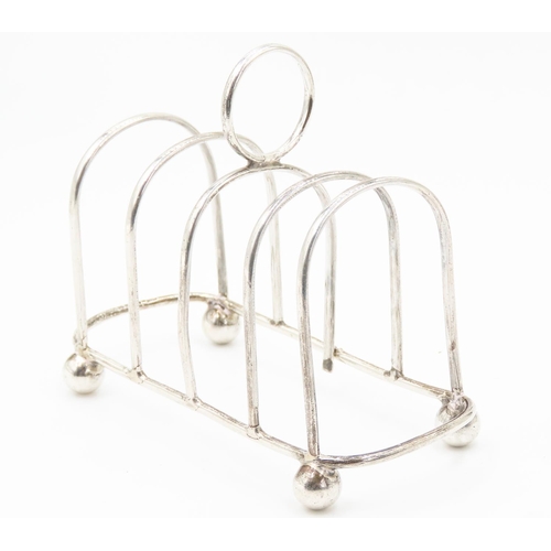 142 - Silver Toast Rack 10cm Long 5cm Wide 7cm High