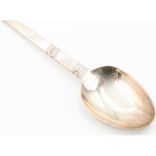 145 - Silver Serving Spoon by William Hutton & Sons Ltd, 1931 Sheffield 14cm Long