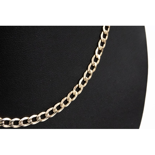 15 - 9 Carat Yellow Gold Curb Link Necklace 50cm Long