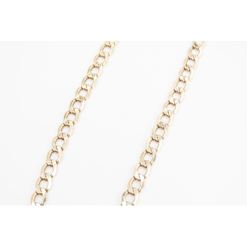 15 - 9 Carat Yellow Gold Curb Link Necklace 50cm Long