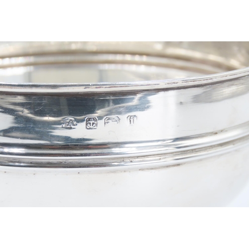 162 - Silver Pedestal Form Table Bowl 12cm Diameter 7cm High