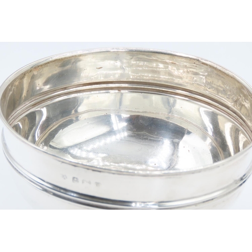 162 - Silver Pedestal Form Table Bowl 12cm Diameter 7cm High