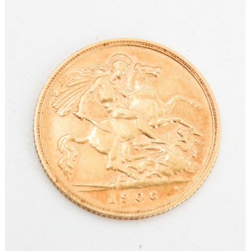 336 - Half Sovereign Dated 1906.