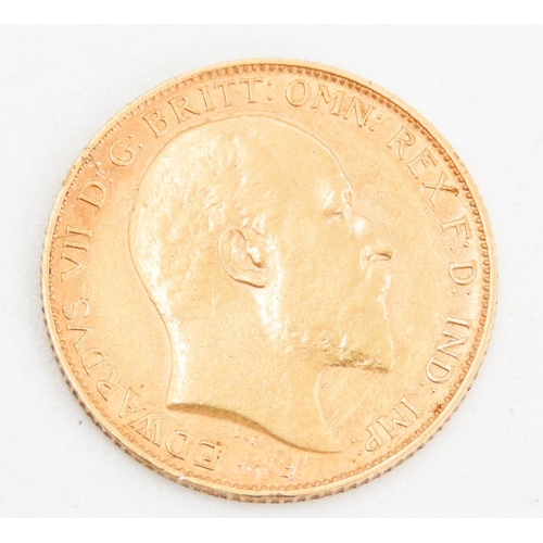 336 - Half Sovereign Dated 1906.