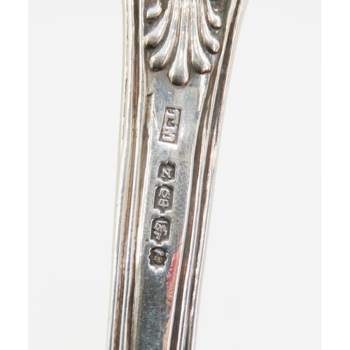 396 - Silver Serving Knife Attractively Detailed 30cm Long