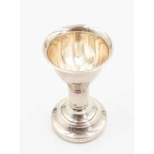 429 - Silver Tot Cup Pedestal Form 7cm High